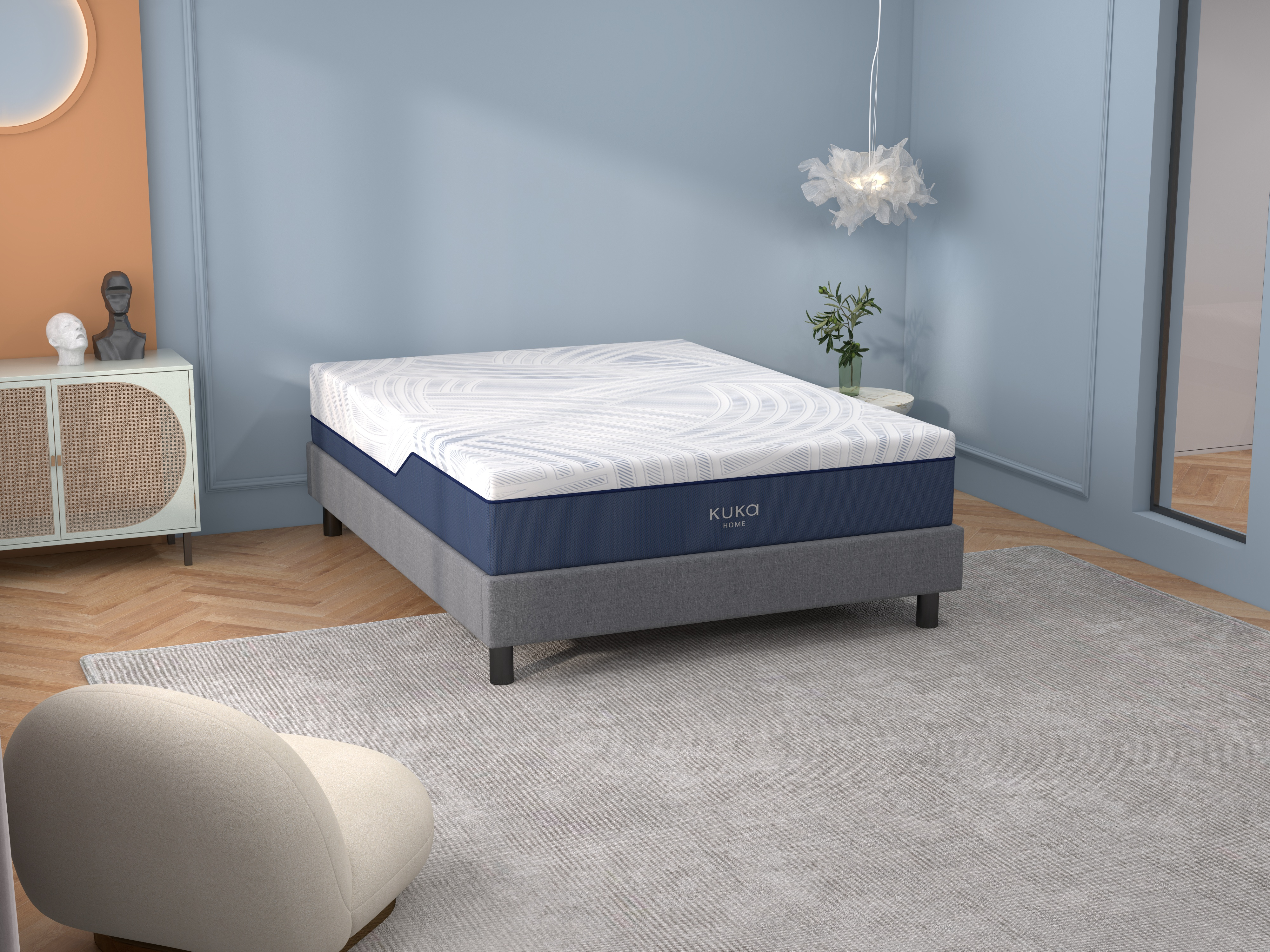 Kuka Home mattress blue