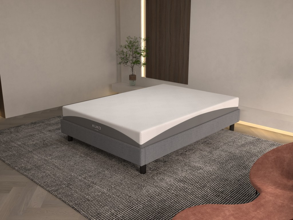 Kuka Home mattress light grey and white