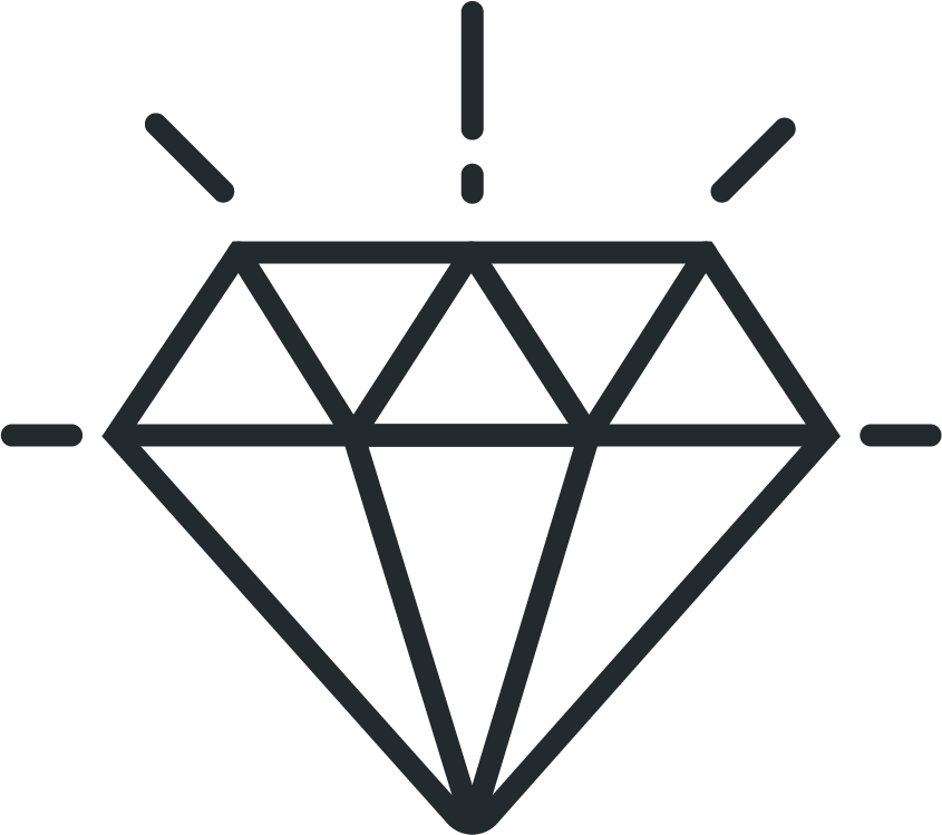 shining diamond graphic