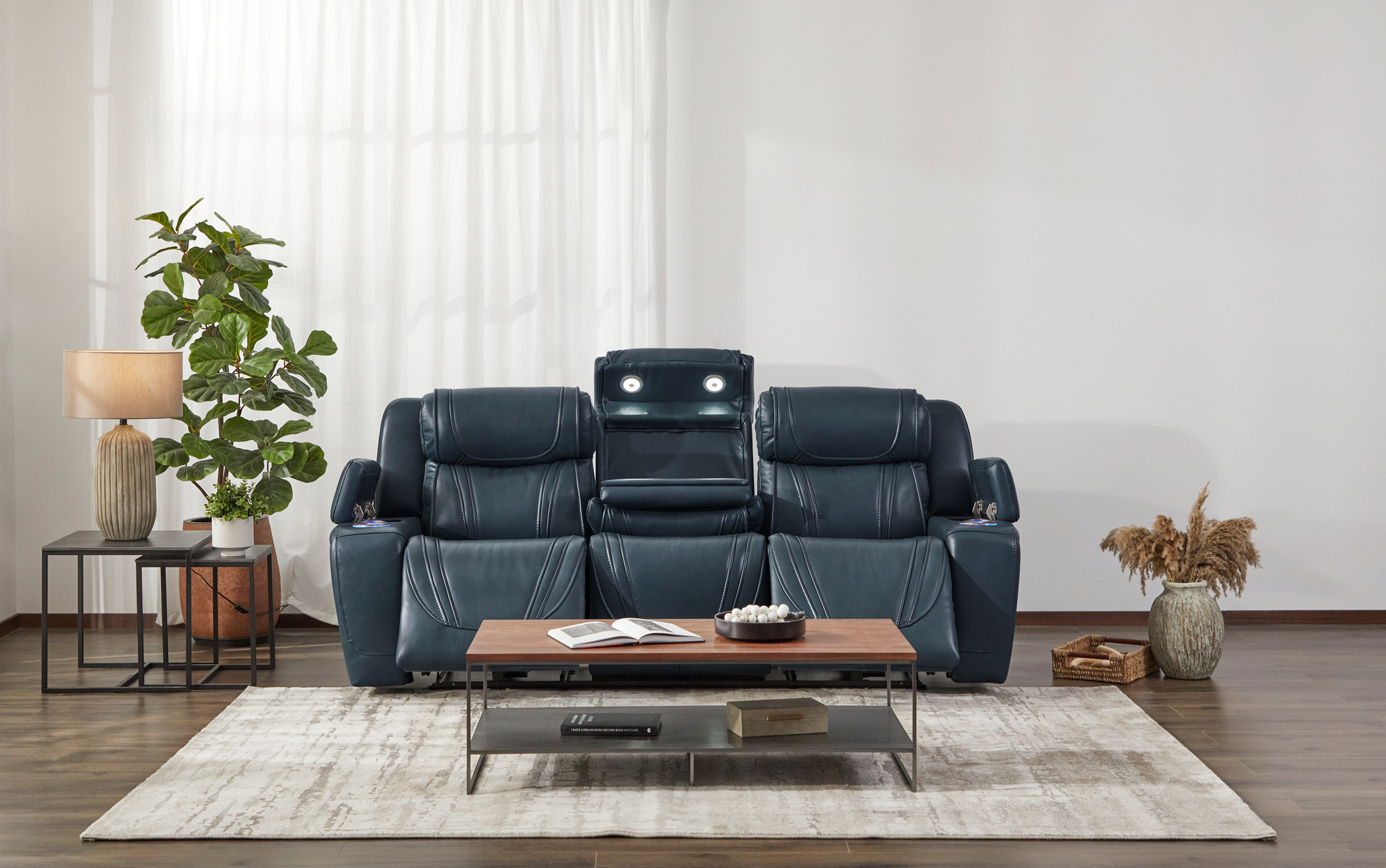 recliner with storage 