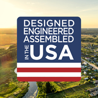 designed, engineered, assembled in the USA