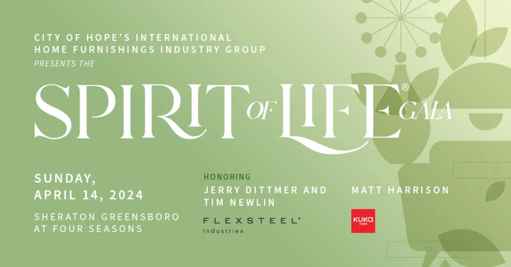 "City of Hope: Spirit of Life Gala" flyer